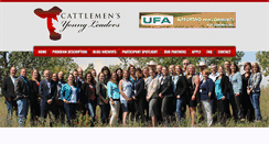 Desktop Screenshot of cattlemensyoungleaders.com