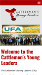 Mobile Screenshot of cattlemensyoungleaders.com